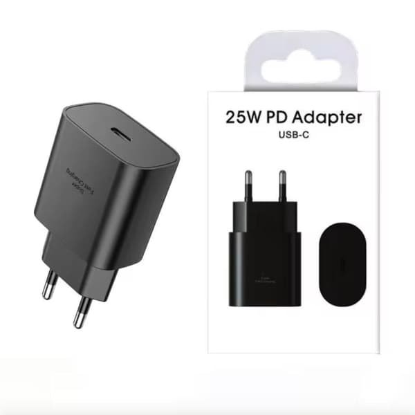 Strömadapter Snabbladdare USB-C 25W Adapter till Samsung