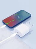 Miniatyrbild 6 av 6: PH26 20W snabbladdare + USB-C-kabel kompatibel för Realme V60s (laddarpaket + 2M kabel)