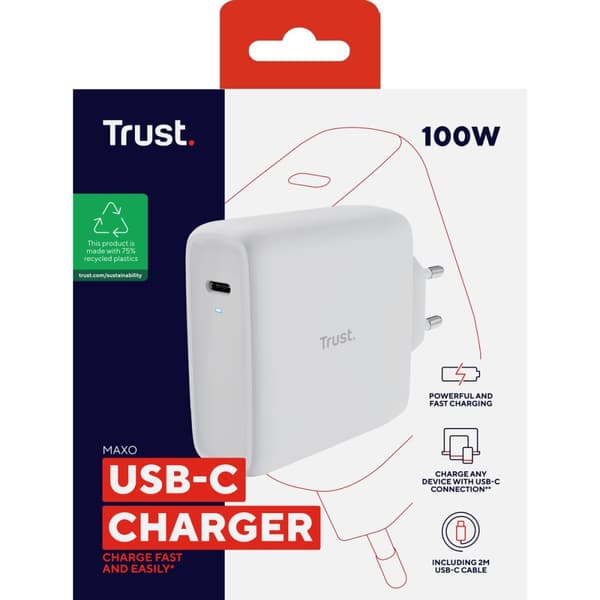 Vegglader Trust 25140 Hvit