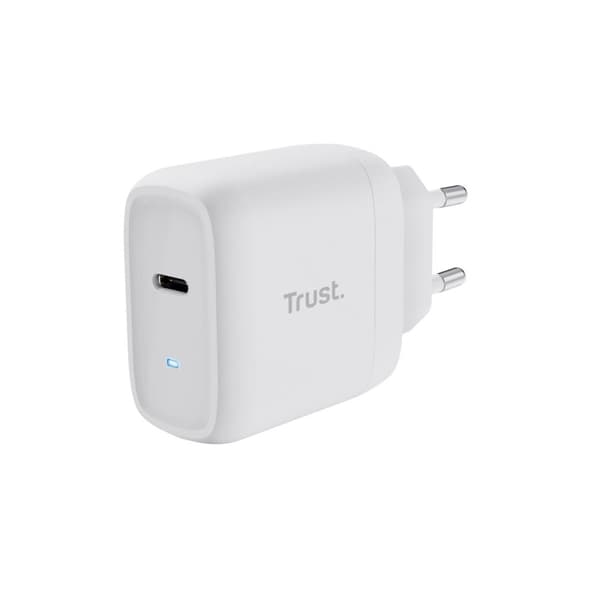Väggladdare Trust 25138 Vit Vit