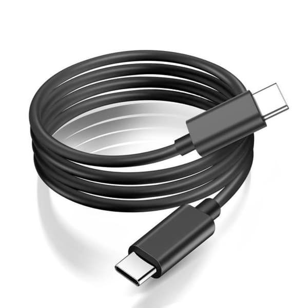 45W Power Delivery Kompakt USB C-laddare med Blue Star USB C-kabel Svart
