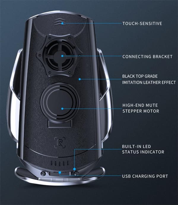 30W Dual Mode wireless car charger + Magnetic direct charging