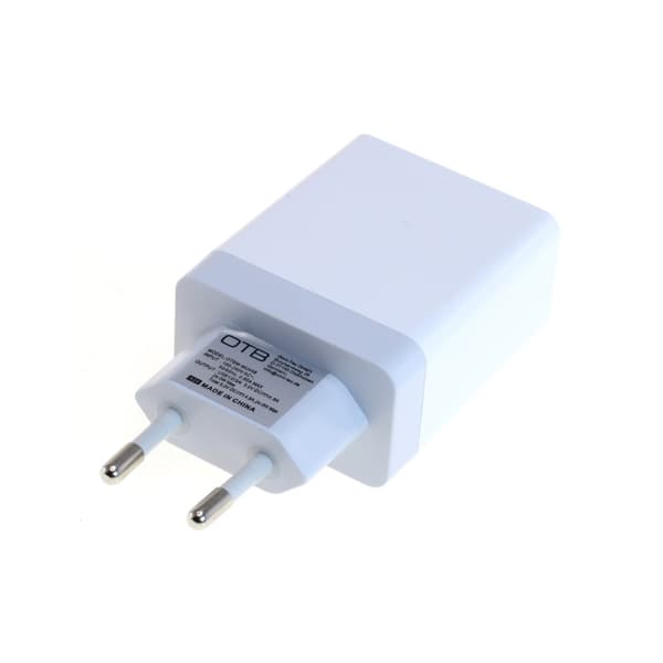 USB-oplader med 4 USB-porte og en samlet strøm på 4,8 A