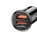 Miniatyrbillede 2 af 2: Biloplader 2xUSB QC3.0 5A 30W