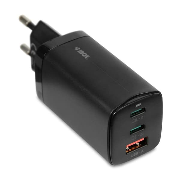 Vægoplader Ibox ILUC65B Sort 65 W