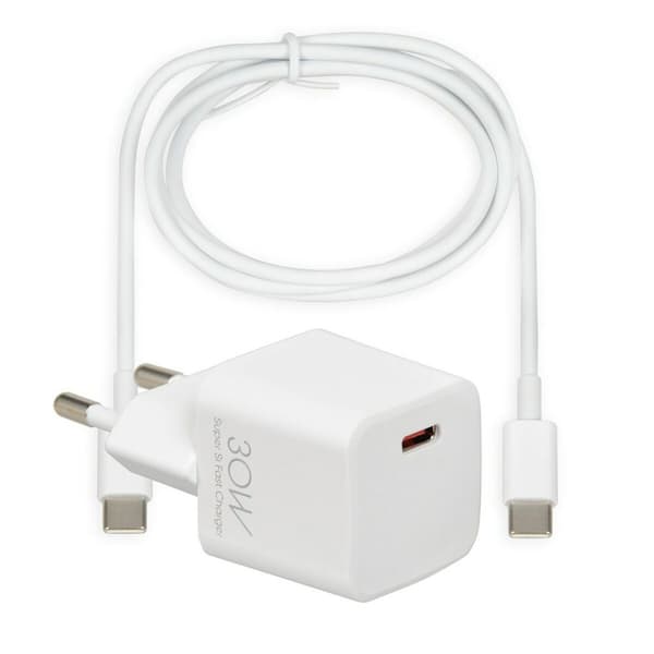 Vægoplader Ibox iBOX C-38CW Hvid 30 W