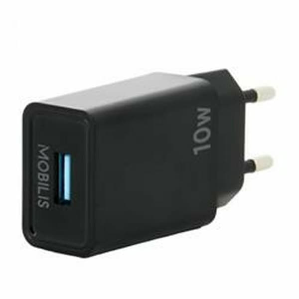 Vægoplader Mobilis 001360 Sort 10,5 W Sort