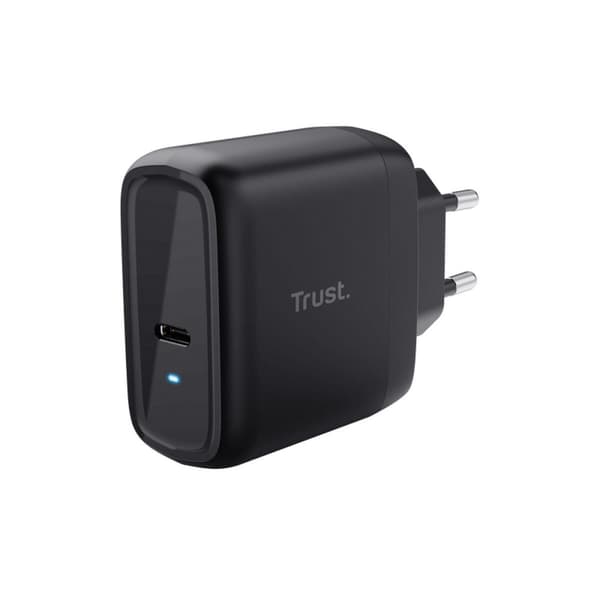 Seinälatu + USB-C Kaapeli Trust Maxo Musta 65 W