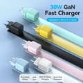 Miniatyrbillede 2 af 7: Vægoplader Vention FAKW0-EU 30 W USB-C Gul