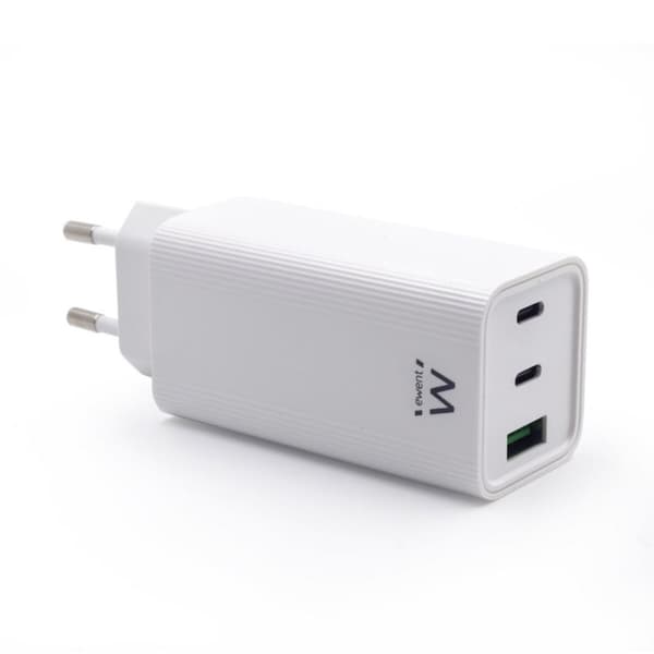 Seinälaturi Ewent EW1323 Valkoinen 65 W Valkoinen