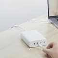Miniatyrbillede 9 af 10: BELKIN VÆGLADER 4X PORT USB-C GAN 200W, HVID