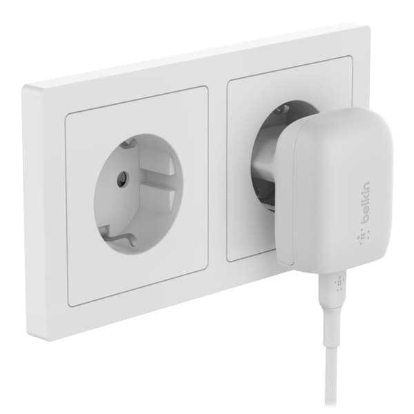 Belkin WCA006vf1MWH-B5 Älypuhelin Valkoinen AC Pikalataus sisäkäyttöön