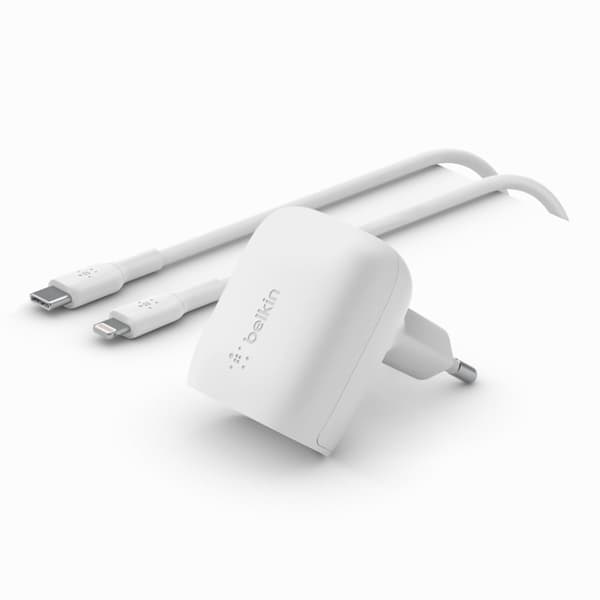 Belkin WCA006vf1MWH-B5 Älypuhelin Valkoinen AC Pikalataus sisäkäyttöön