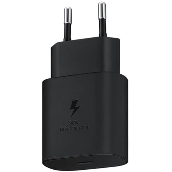 Original Snabbladdning USB-C Adapter 25 Watt Svart Samsung