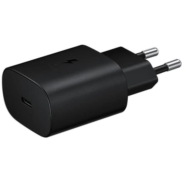 Original Snabbladdning USB-C Adapter 25 Watt Svart Samsung