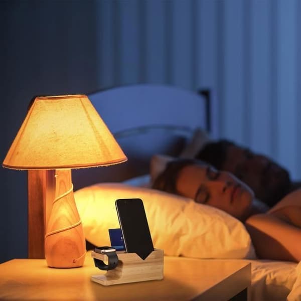 Laddstation - Okänt MÄRKE - 10044735-0 - Smartphone-laddare - Ansluten klockstöd - Vit