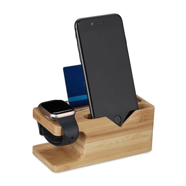 Laddstation - Okänt MÄRKE - 10044735-0 - Smartphone-laddare - Ansluten klockstöd - Vit