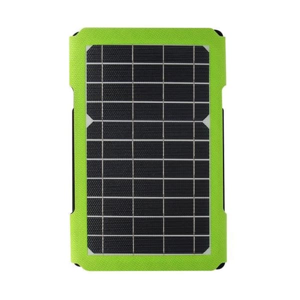 21W hopfällbar bärbar och vattentät solladdare USB och USB C-port Swissten Lime Green