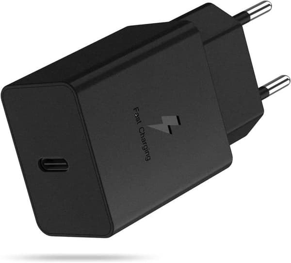 Snabbladdare för Samsung-laddare, USB C PD-uttag Laddningsadapter Kompatibel med Samsung Galaxy S23 S22 S21 Ultra ect, Black