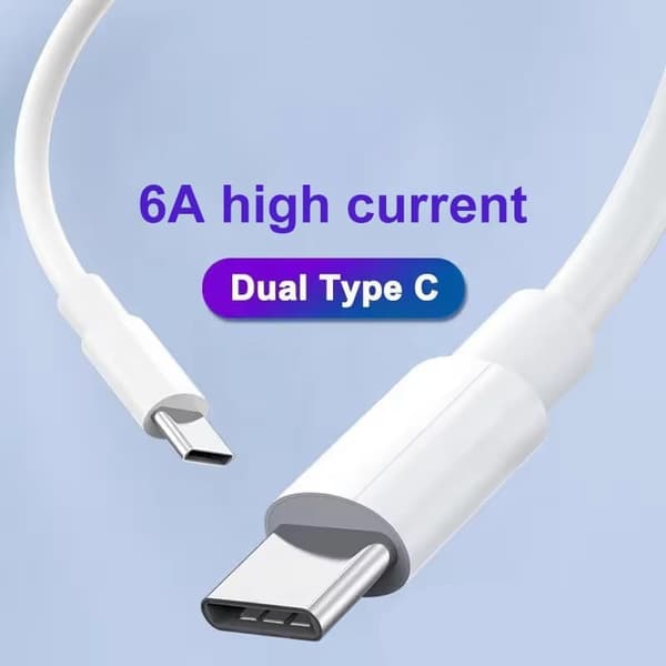 Laddare för iPhone 16 + 2M kabel Snabbladdare USB-C till USB-C 20W PD