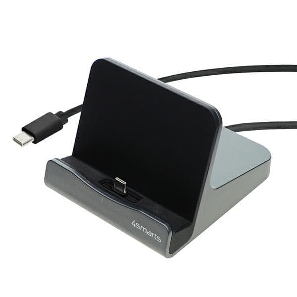 4smarts-telakointiasema tableteille VoltDock USB-C 60W Gunmetal 462261