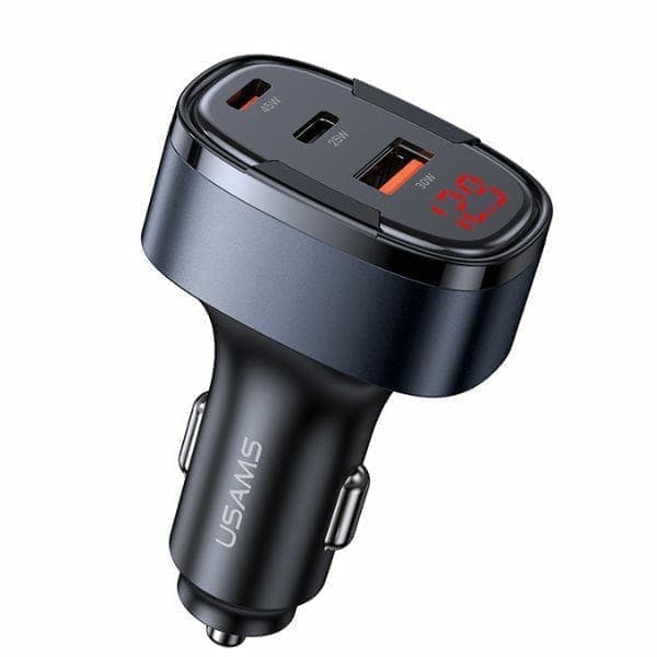 USAMS Lad. yksin. 1xUSB+2xUSB-C C42 100W pikalataus musta/musta (CC257)