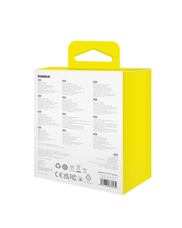Minivirtapankki 5000mAh 20W + USB-C-kaapeli 20V / 3A musta