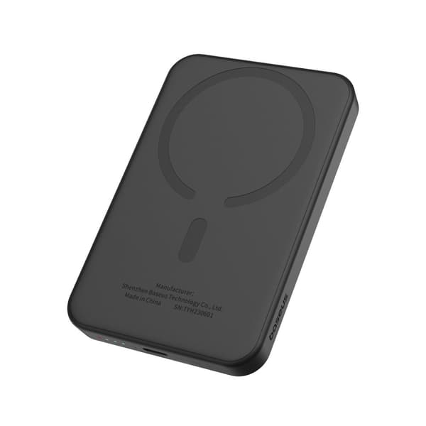 Minivirtapankki 5000mAh 20W + USB-C-kaapeli 20V / 3A musta