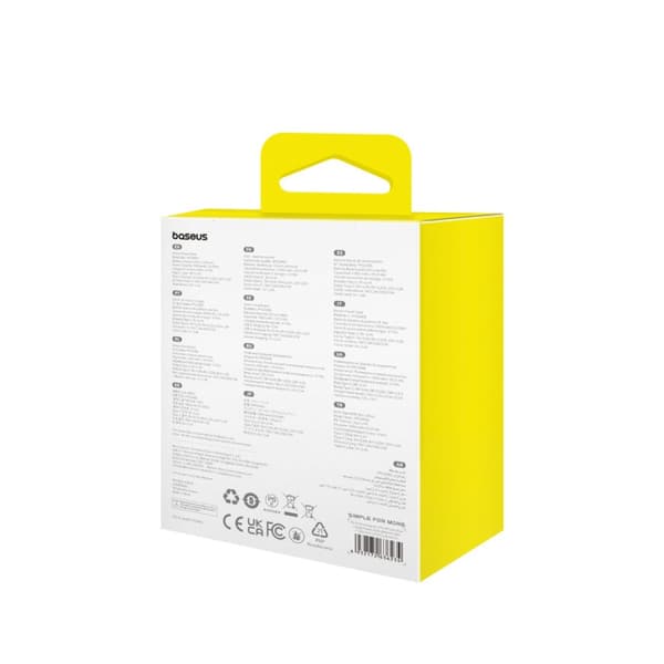 Minivirtapankki 5000mAh 20W + USB-C-kaapeli 20V / 3A valkoinen