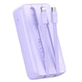 Miniatyrbillede 4 af 6: Mini powerbank 20000mAh med indbyggede kabler JR-PBC07 30W lys lilla