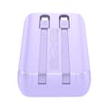 Miniatyrbillede 6 af 6: Mini powerbank 20000mAh med indbyggede kabler JR-PBC07 30W lys lilla
