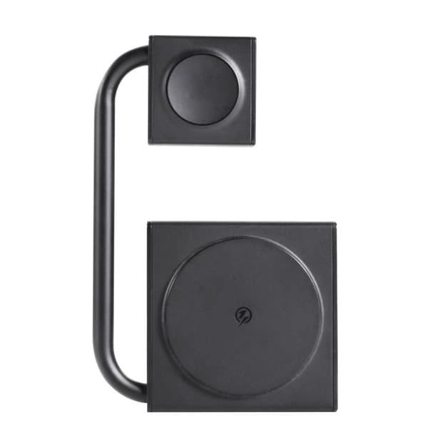 2-i-1 induktiv laddare för klocka och smartphone 15W MagSafe Qi, hopfällbar, svart