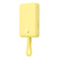 Miniatyrbild 4 av 6: Mini Powerbank MagSafe 10000mAh 20W med Lightning-kabel för iPhone 0,3m gul