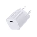 Miniatyrbillede 1 af 6: GaN USB-C PD 30W vægoplader, hvid