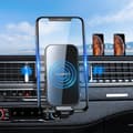Miniatyrbillede 6 af 6: Induktiv oplader med bilholder + magnetspidser, sort