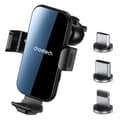 Miniatyrbillede 1 af 6: Induktiv oplader med bilholder + magnetspidser, sort