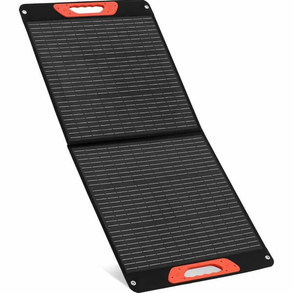 Solcelleoplader solpanel foldbar turistcamping 2 x USB 100 W