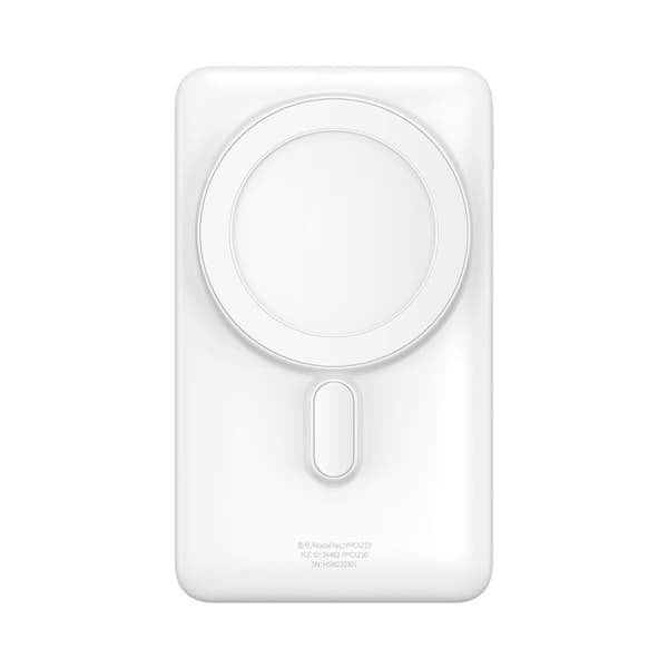 Powerbank med MagSafe trådløs opladning 10000mAh 20W USB-C kabel 0,5m hvid