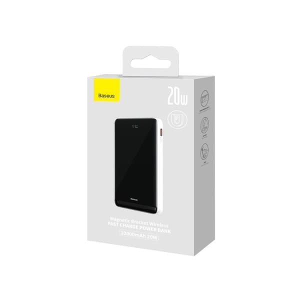 Powerbank med MagSafe trådløs opladning 10000mAh 20W USB-C kabel 0,5m hvid
