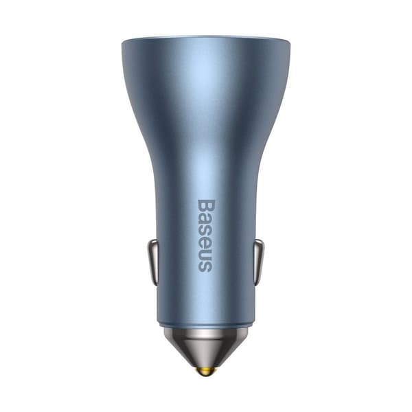 PRO USB-A + 2x USB-C 65W QC4.0 autolaturi - sininen