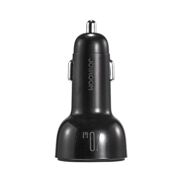 Autolaturi tupakansytyttimelle 3 USB-porttia ja 2x USB-C 70W - musta