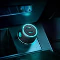 Miniatyrbillede 5 af 6: Dobbelt biloplader 2x USB-C 70W med LED-baggrundsbelysning JR-CCN02 - sort