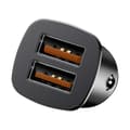 Miniatyrbillede 5 af 6: Smart biloplader Firkantet 2x USB QC3.0 Quick Charge 3.0 SCP AFC 30W sort
