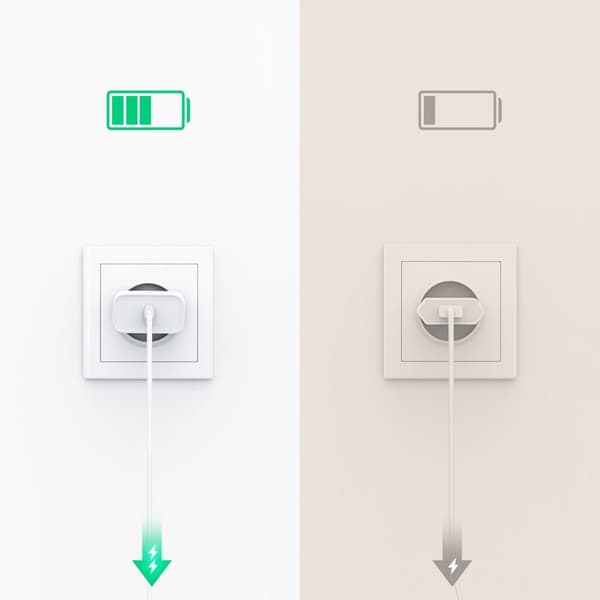 Hurtigoplader USB-C Strømforsyning 30 W Quick Charge 4.0 hvid