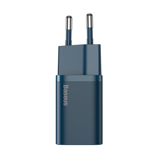 Super Si 1C hurtig USB-C oplader 20W Strømforsyning blå