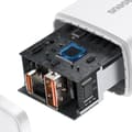Miniatyrbillede 6 af 6: Kompakt USB-hurtigoplader USB-C 20W 3A PD QC 3.0 hvid