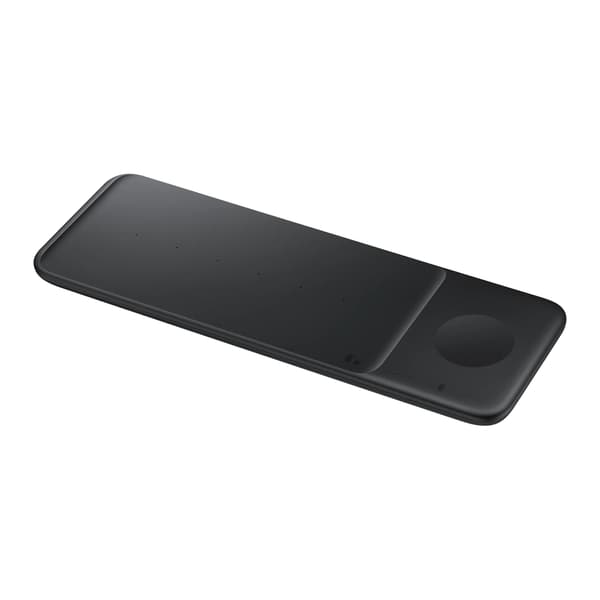TRIO ladestation til Galaxy Watch telefoner, TWS hovedtelefoner + sort USB-C kabel