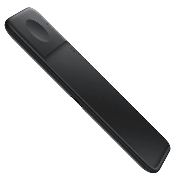 TRIO ladestation til Galaxy Watch telefoner, TWS hovedtelefoner + sort USB-C kabel