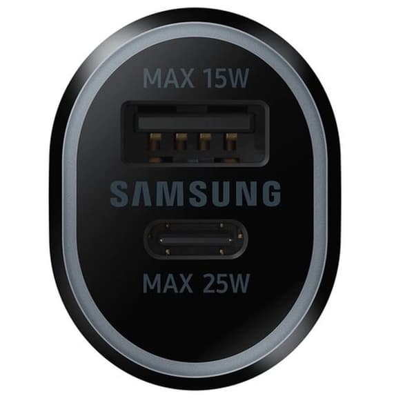 Autolaturi tupakansytyttimeen 2x USB 25W, musta