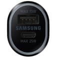 Pikkukuva 4 / 4: Autolaturi tupakansytyttimeen 2x USB 25W, musta